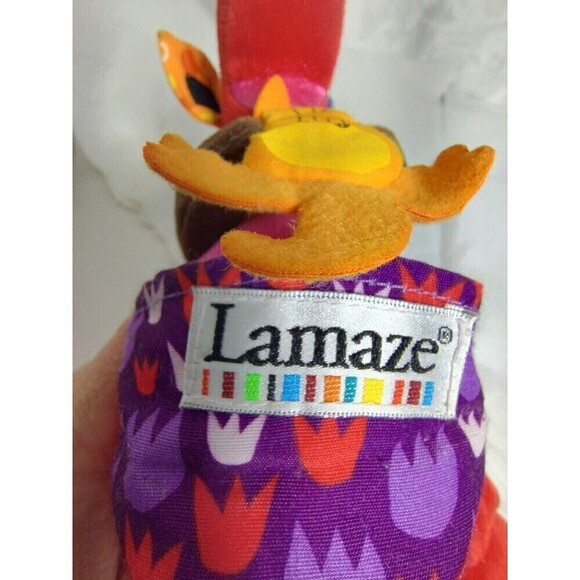 Lamaze 2006 Learning Curve Red Kangaroo &Joey Soother,Teether,Rattle Sensory Toy - Picture 8 of 12
